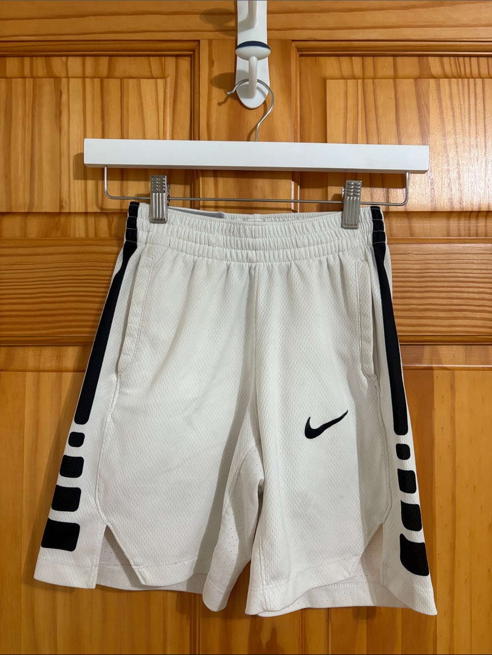 Nike Dri-Fit Girls Size Small White Athletic Shorts